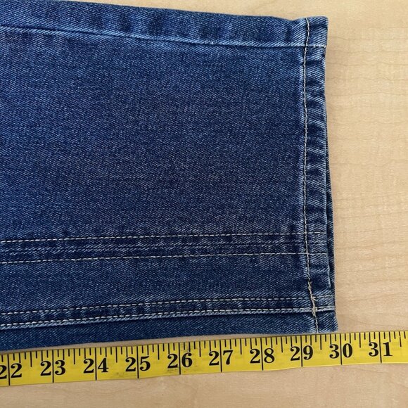 NWT Future Collective Reese Blutstein Women Blue Jeans Size 8 Straight High Rise - Picture 10 of 15